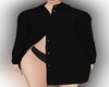 UNDONE SHIRT DRESS-Black