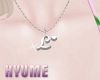 H' Letter L Necklace