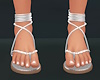 White Summer Sandals~F