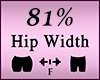 Hip Butt Scaler 81%