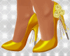 Yellow Gold High Heels