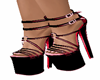blk/red heels