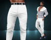 MARC white pant + belt