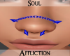 Nose Piercings - Blue