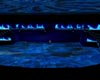 Blue Flaming Skull Club