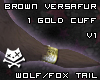 BrownWolf/Fox GoldCuffv1
