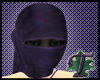 Purple Chiffon BurkaHood