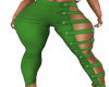 Green Strapped RL Pants