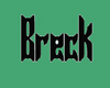 Breck Name STicker