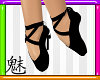 ♡ Black Ballet Shoes