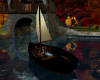 Autumn Lake Boat