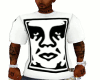 Obey White Baggy Tee