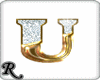 Gold Bling "U"