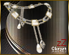 cK Neck Gold Pearl