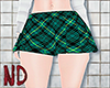 Green Plaid Skirt