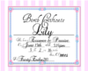 Lily"s Birth Certificate