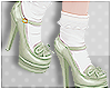 sweet bow heels |mint