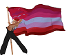 Lesbian lipstick flag