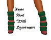 XMAS BOOTS W/WARMERS
