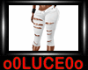white pant 3/4