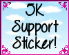 ~A* 5K Support Sticker!