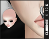 Doll Head Earrings