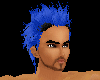 blue spiked rave hair