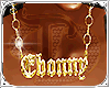 Ebonny Gold Necklace
