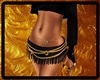 "VEE" GOLD BELLY CHAIN