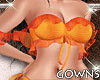 Frilly Kini Orange L