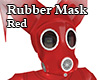 Rubber Mask F Red
