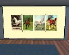 4 Arabian Horses Wall