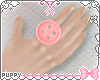 [Pup] Pink Button Ring