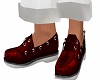 Stud Red Loafers