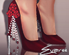 Holiday Red Rose Heels