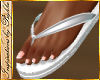 I~White Flip Flops