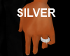 Silver/DiaM Wedding Ring