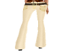 Jeans Bellbottoms Tan