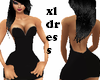 XL Black Dress derivable
