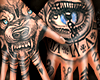 X. CL .Hand & tattoo