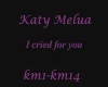 Katy Melua Cried For You