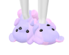 Lilac Bear Slippers