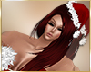 Red Hair Xmas Hat