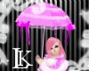 LK" Pinkish Umbrella