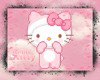 w. Hello Kitty Cutout