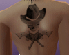 cowboy skull tattoo