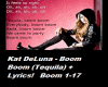 Kat de Luna  BOOM BOOM