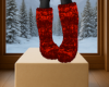 Zariah Fur Boots Red