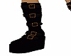 fire goth boots