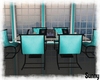 *SW* Teal Meeting Table